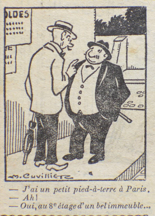 Dessin de maurice Cuvillier