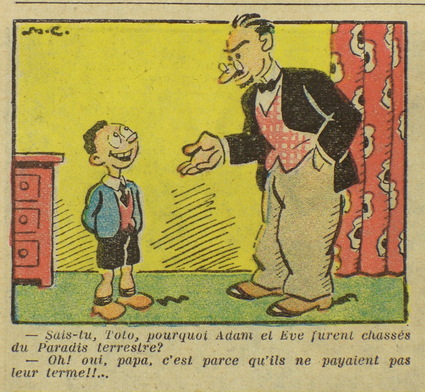 Dessin de maurice Cuvillier