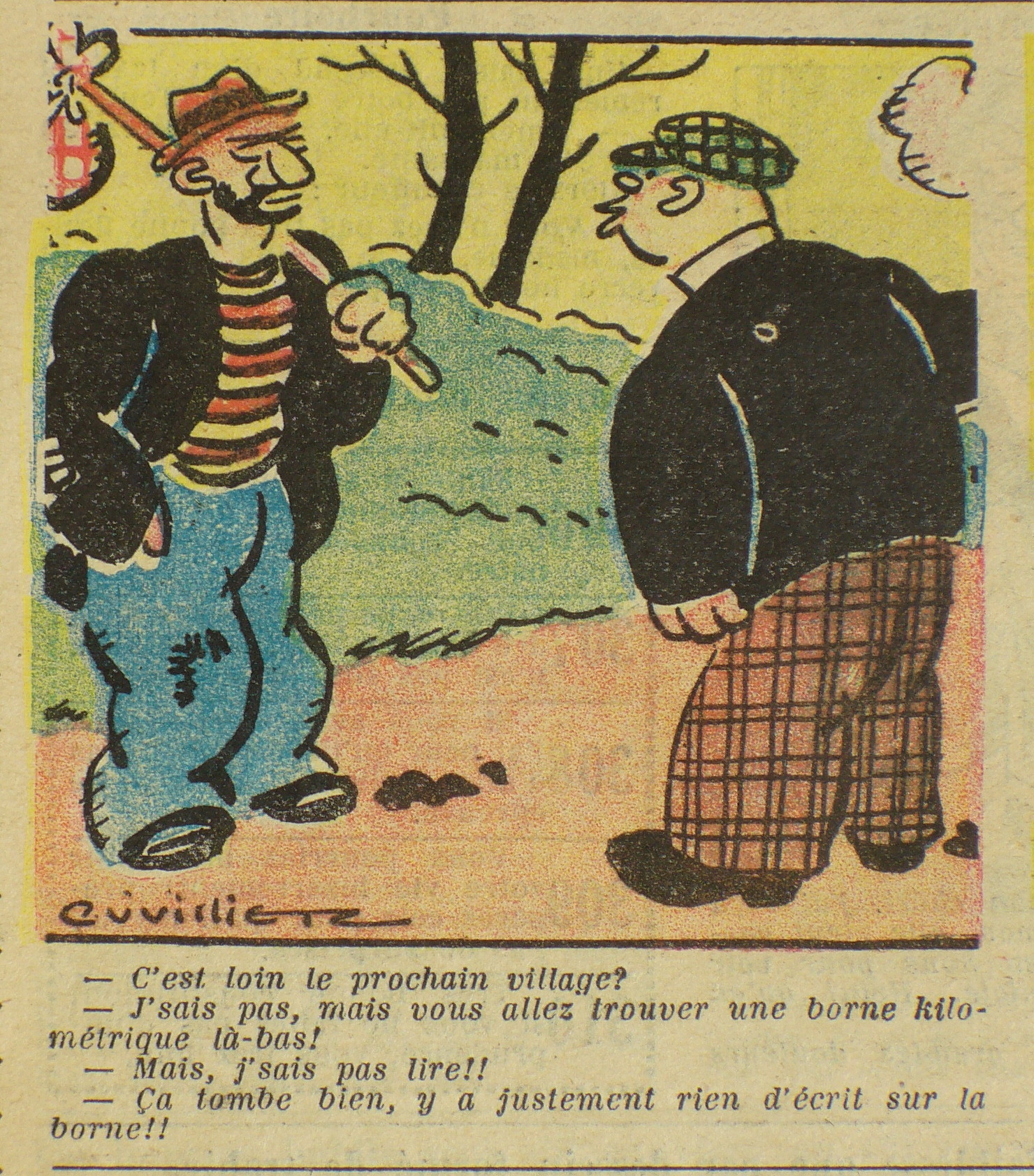 Dessin de maurice Cuvillier