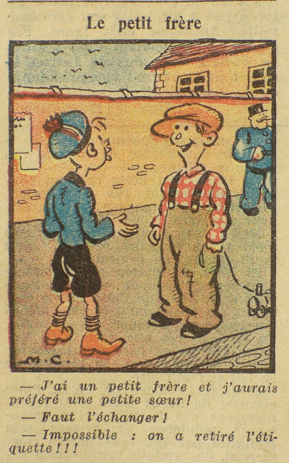 Dessin de maurice Cuvillier