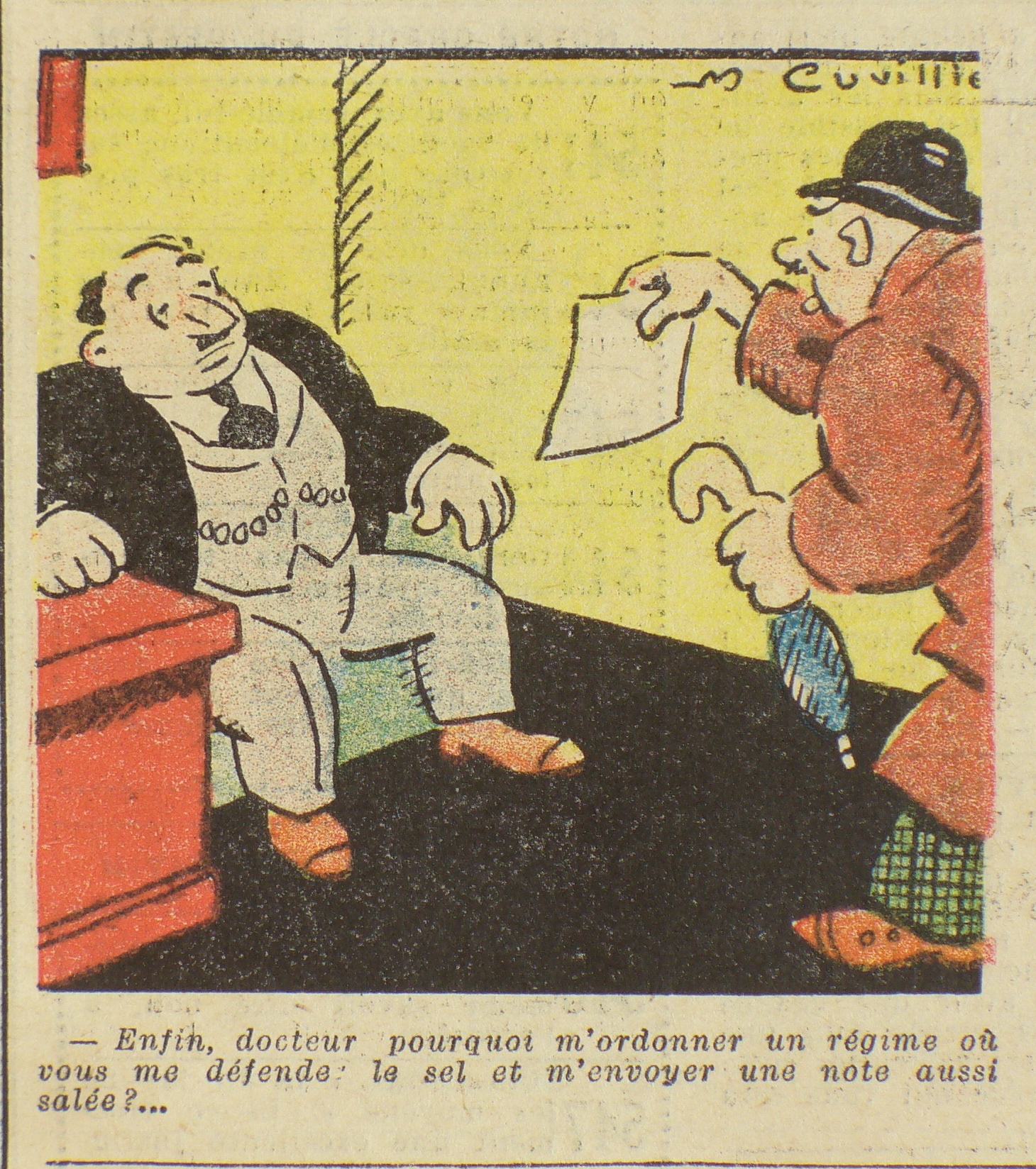 Dessin de maurice Cuvillier