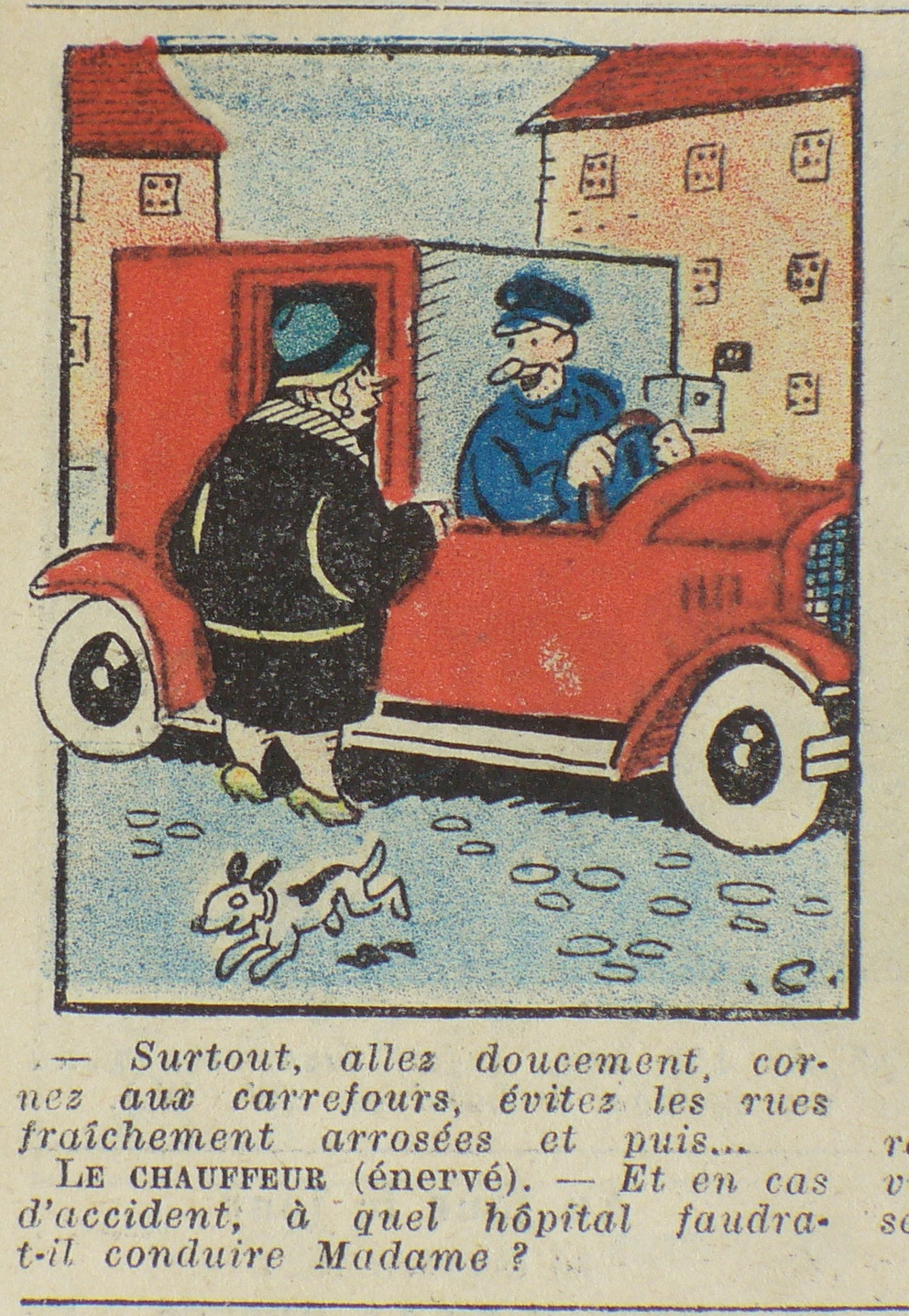 Dessin de maurice Cuvillier