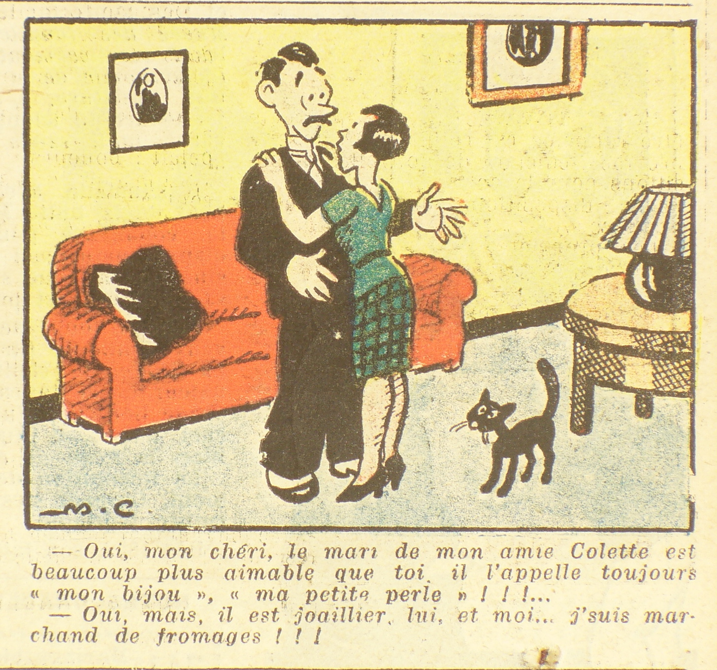 Dessin de maurice Cuvillier