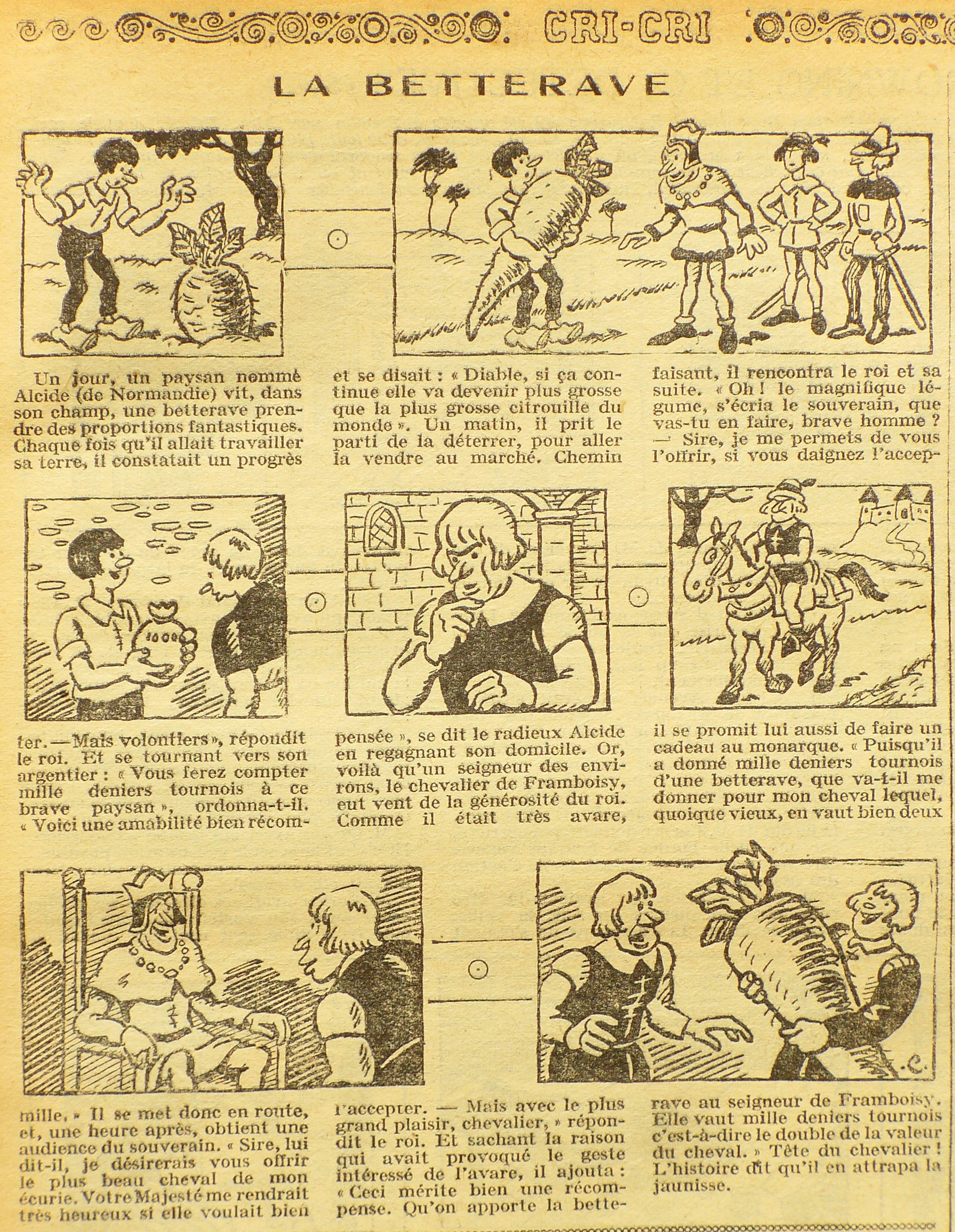 Dessin de maurice Cuvillier