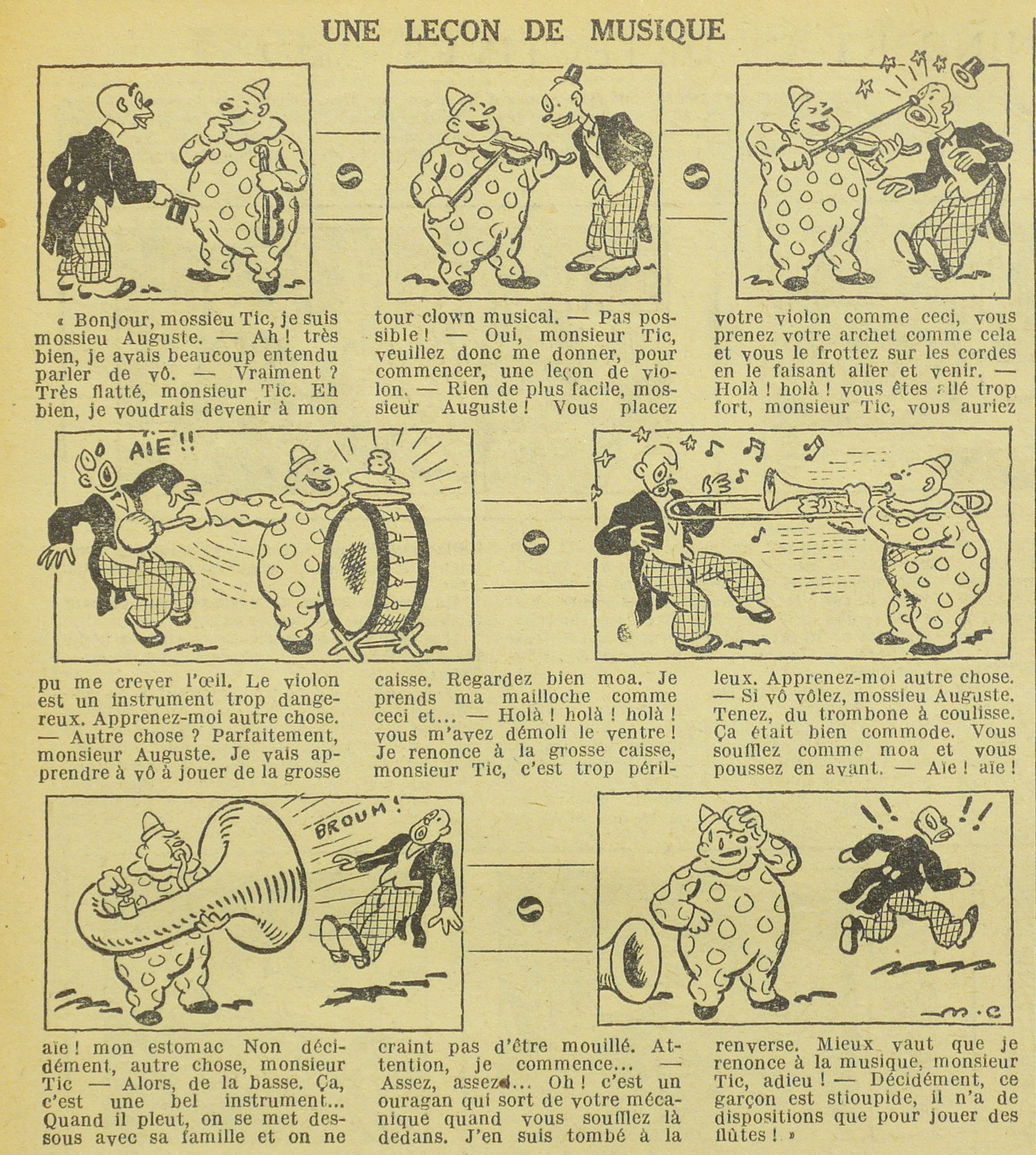 Dessin de maurice Cuvillier