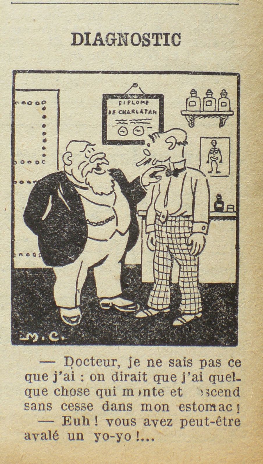 Dessin de maurice Cuvillier