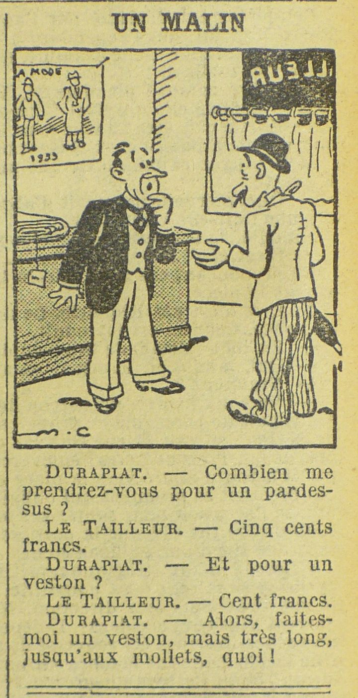 Dessin de maurice Cuvillier