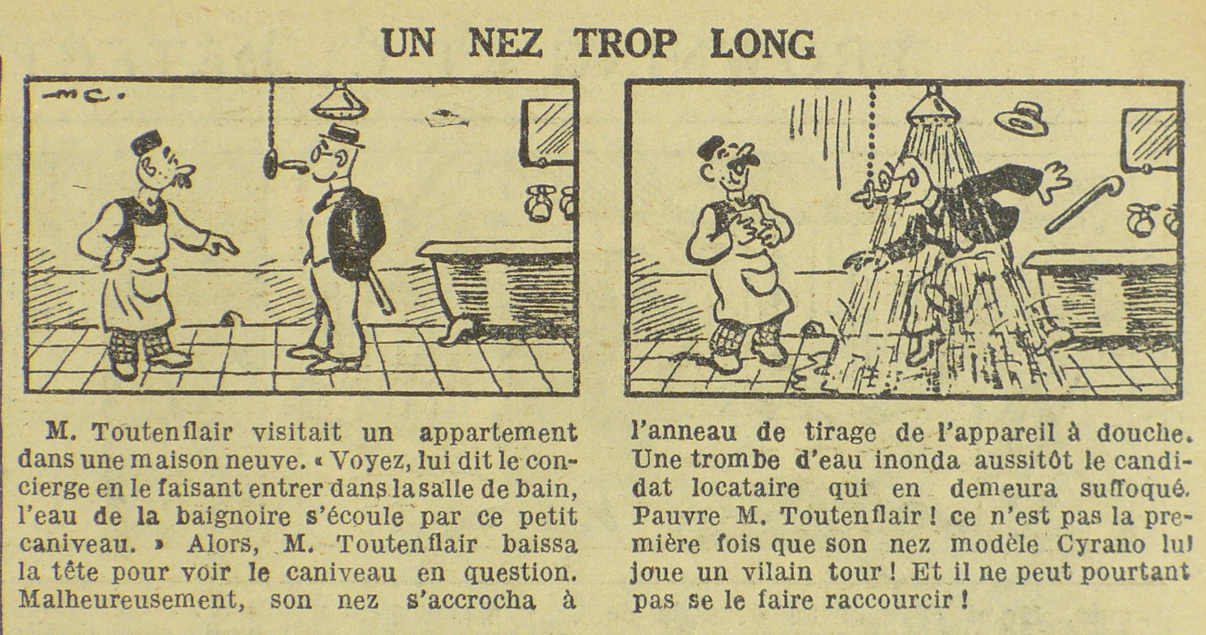Dessin de maurice Cuvillier