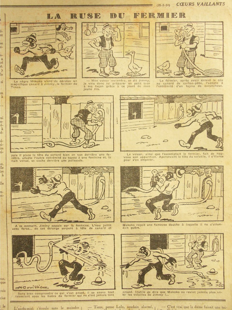 Dessin de maurice Cuvillier