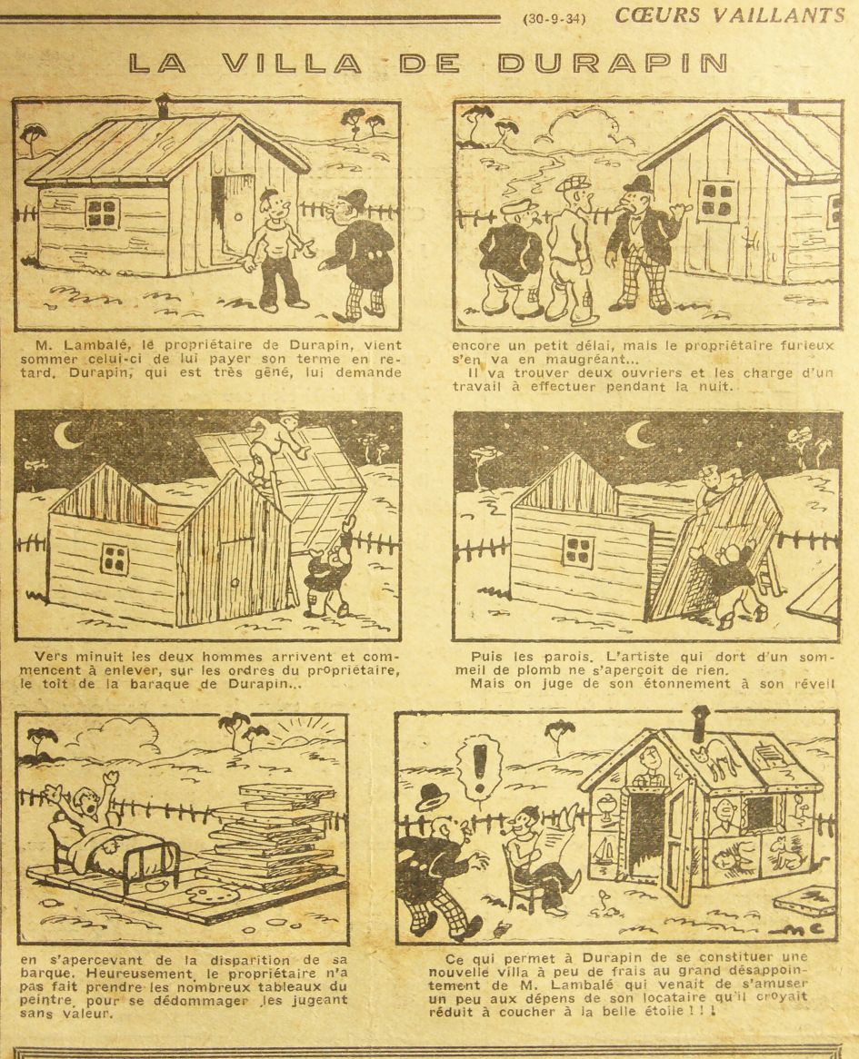 Dessin de maurice Cuvillier