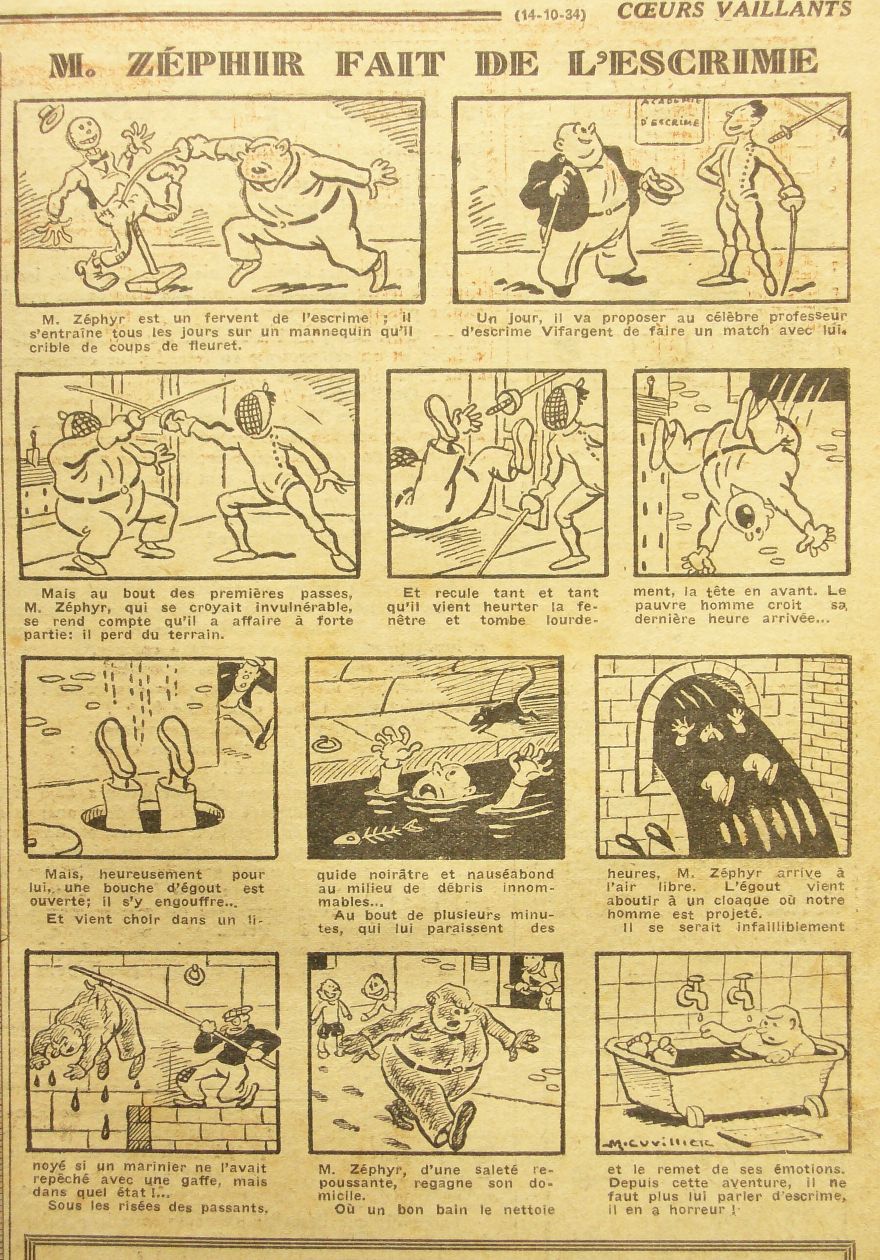 Dessin de maurice Cuvillier