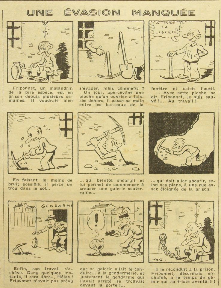 Dessin de maurice Cuvillier