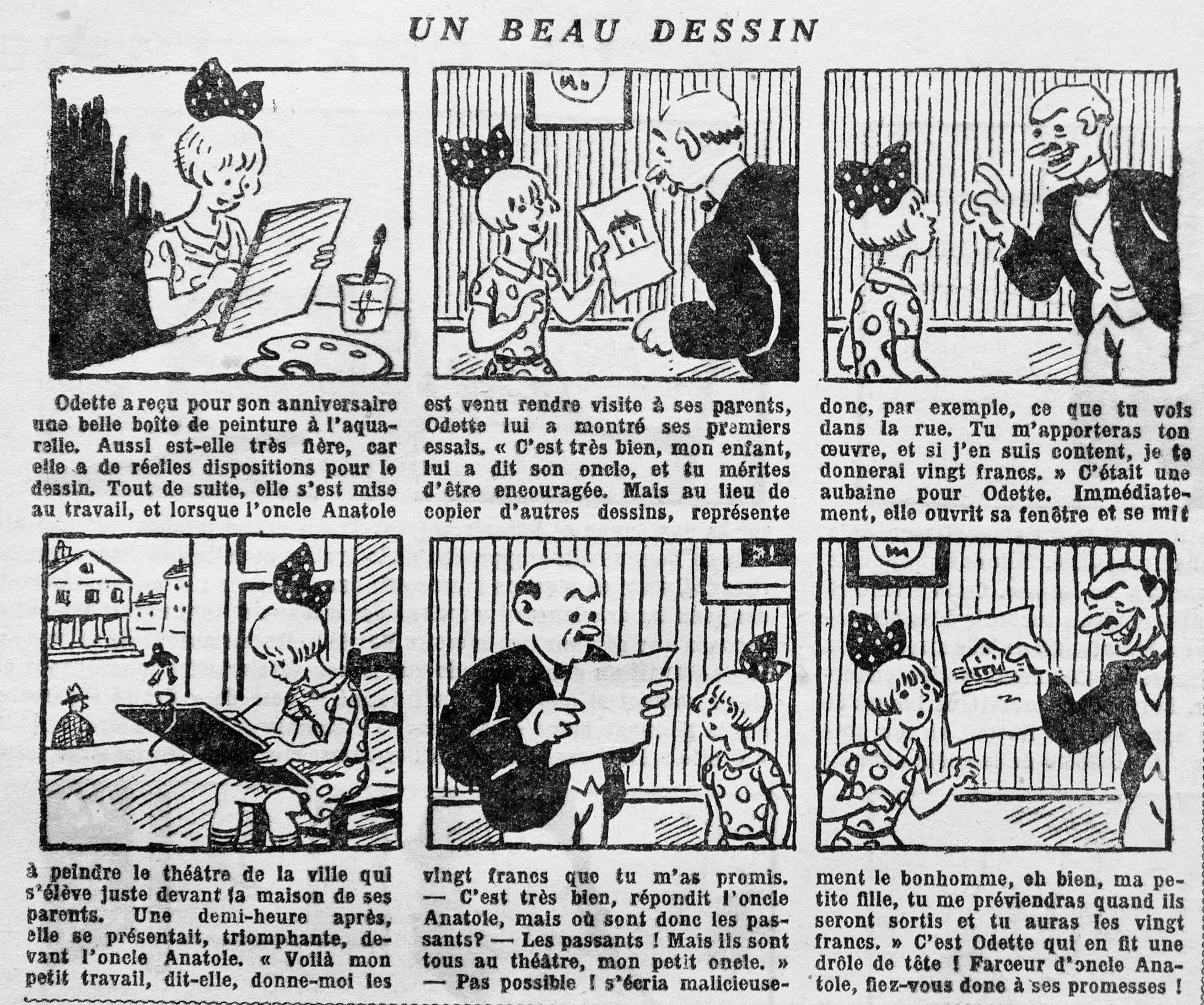 Dessin de maurice Cuvillier