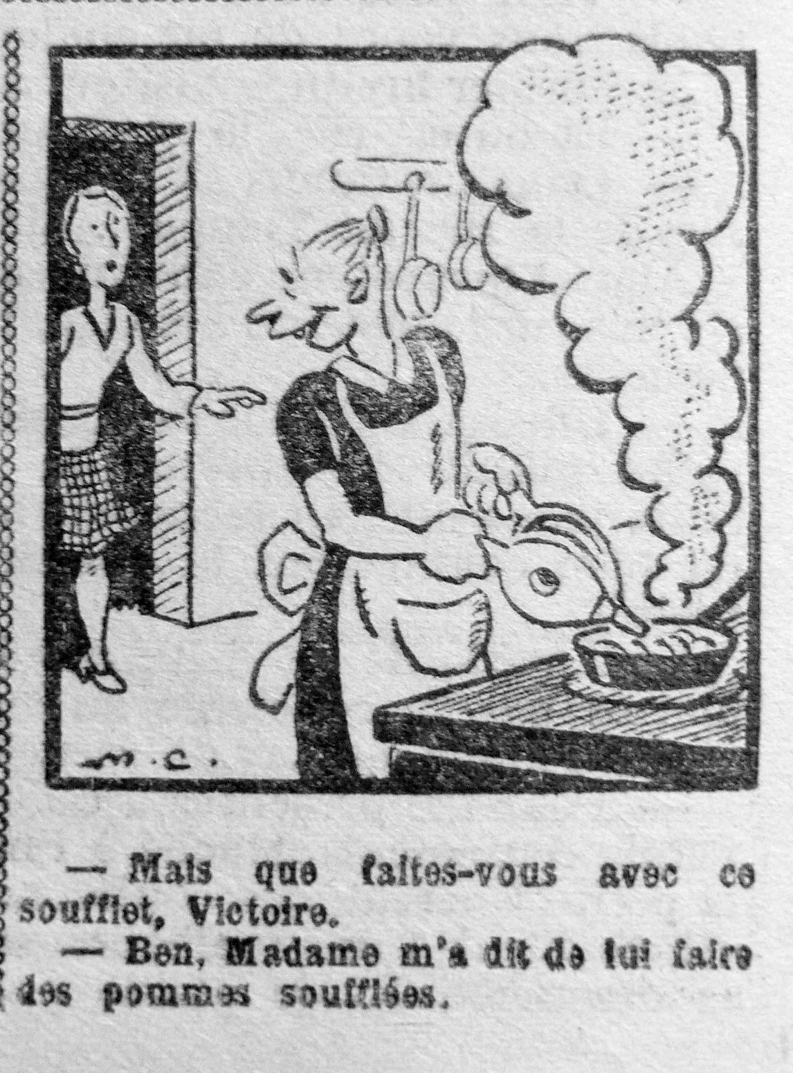 Dessin de maurice Cuvillier