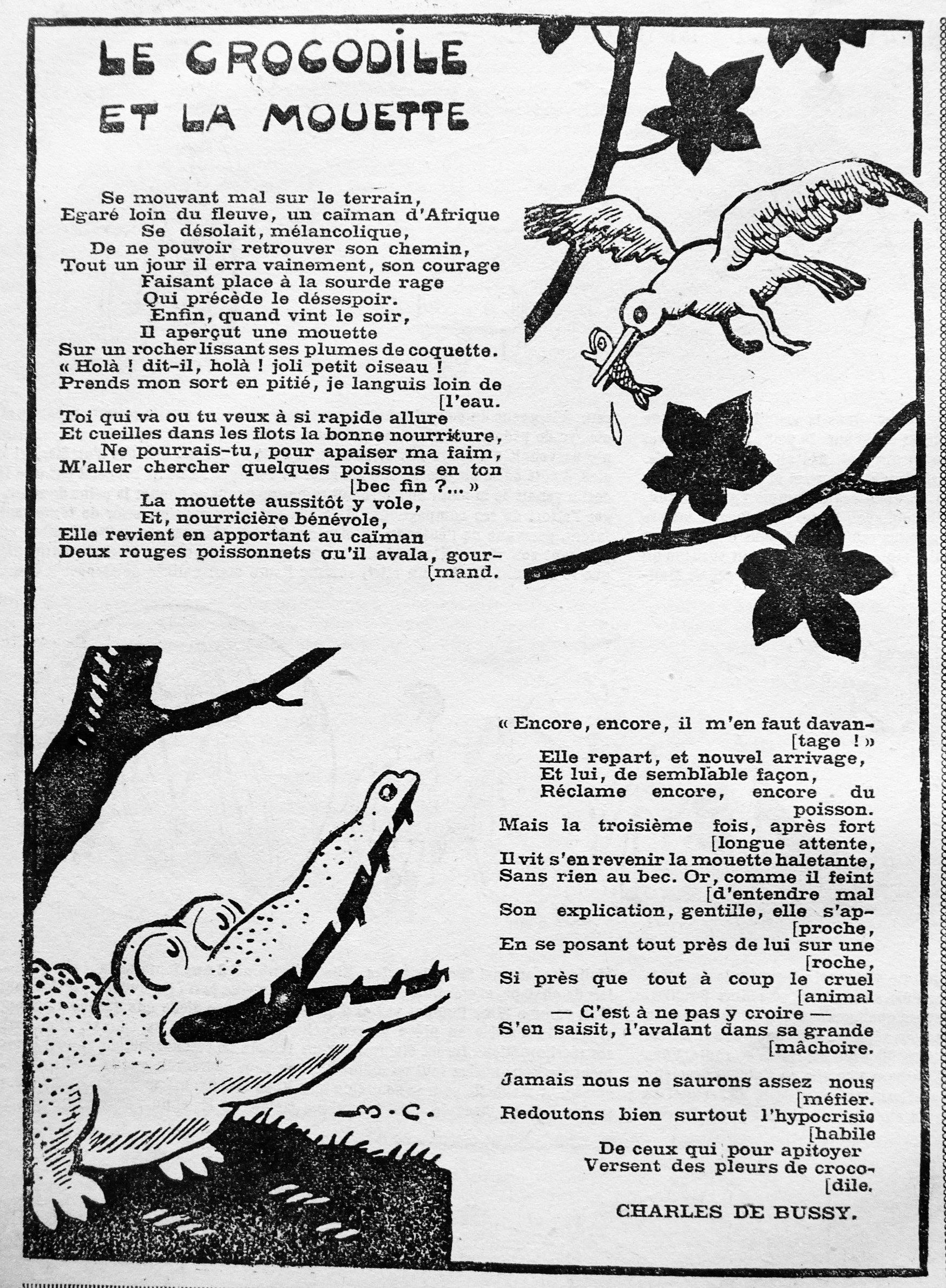 Dessin de maurice Cuvillier