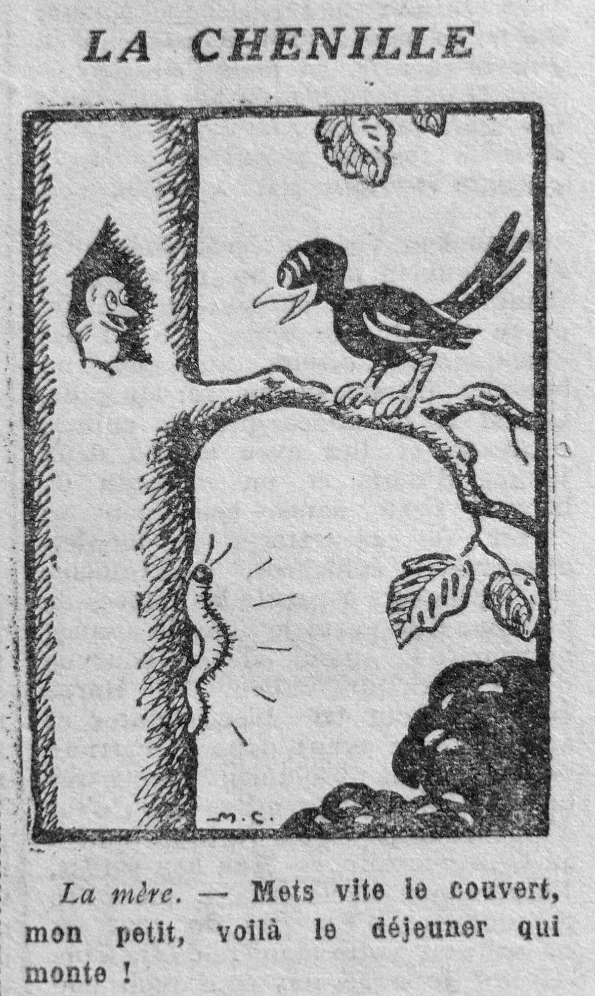 Dessin de maurice Cuvillier