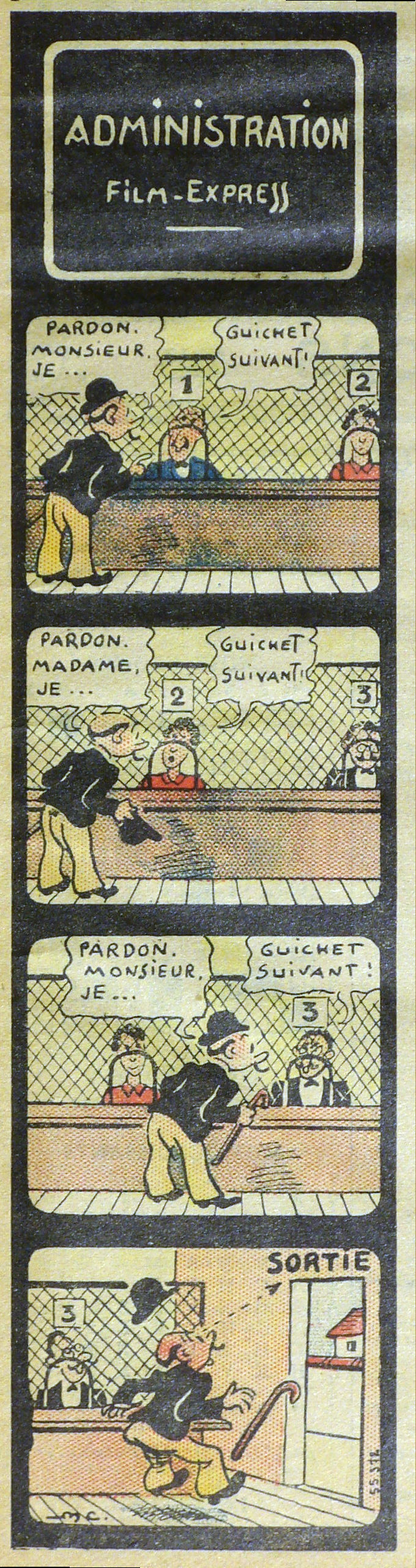 Dessin de maurice Cuvillier