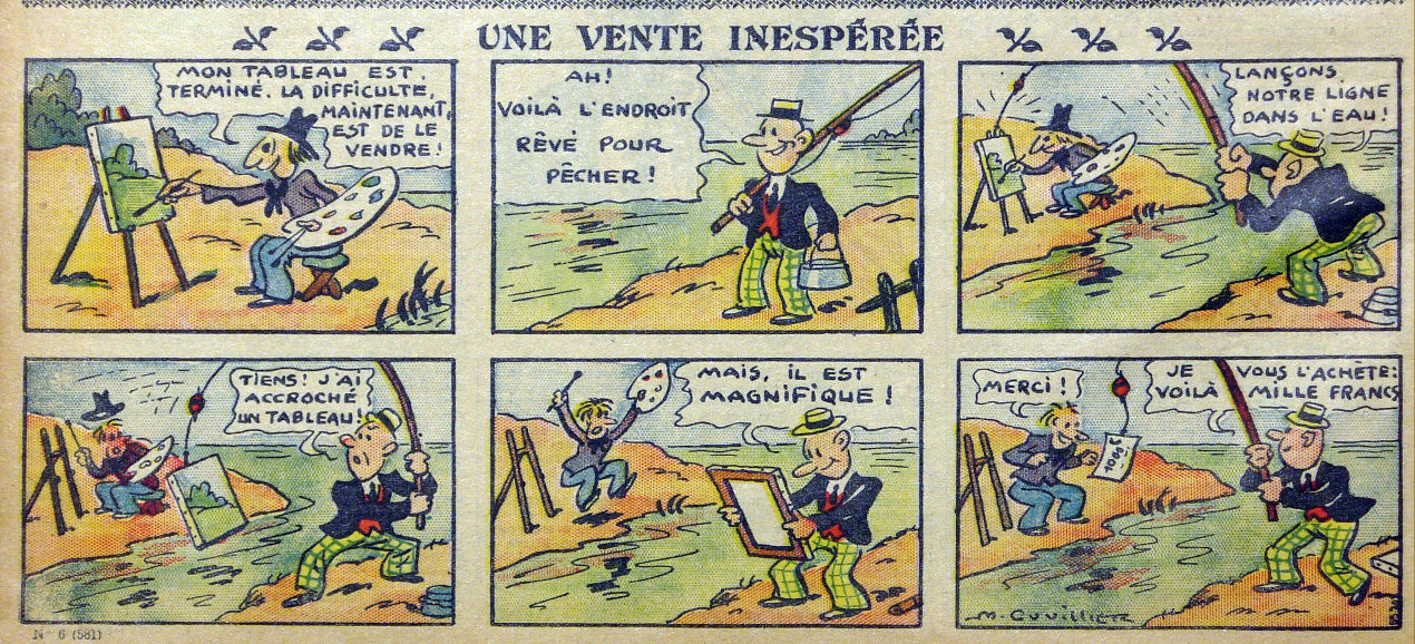 Dessin de maurice Cuvillier