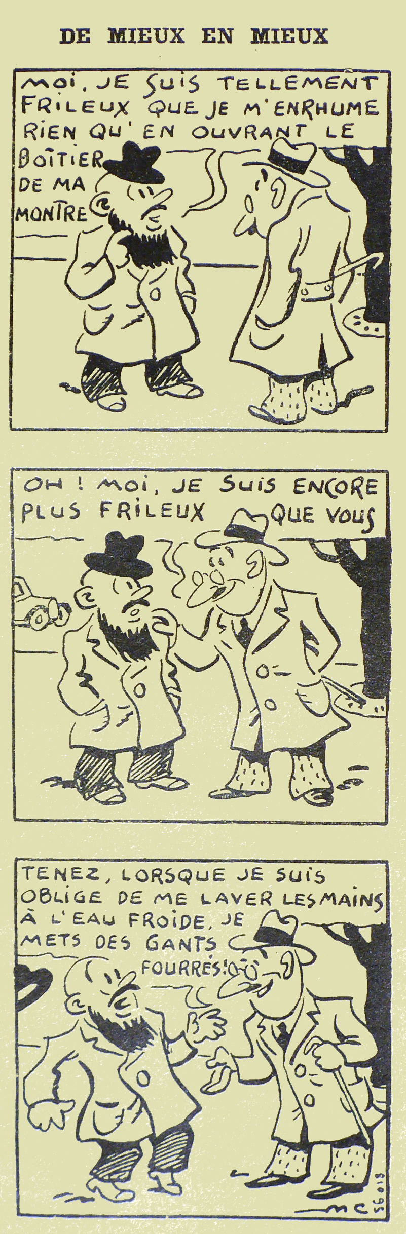 Dessin de maurice Cuvillier