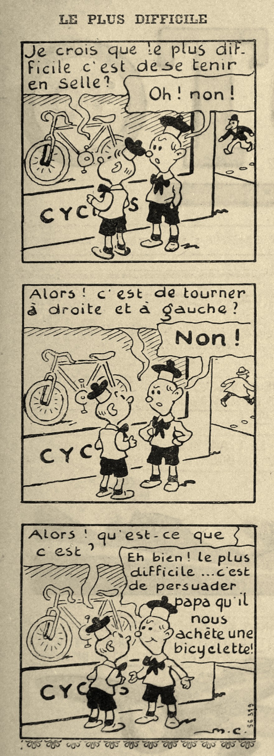 Dessin de maurice Cuvillier