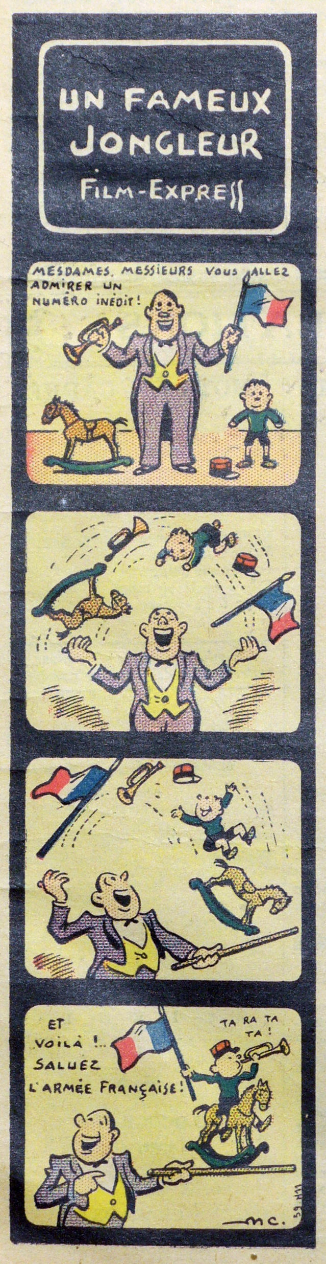 Dessin de maurice Cuvillier