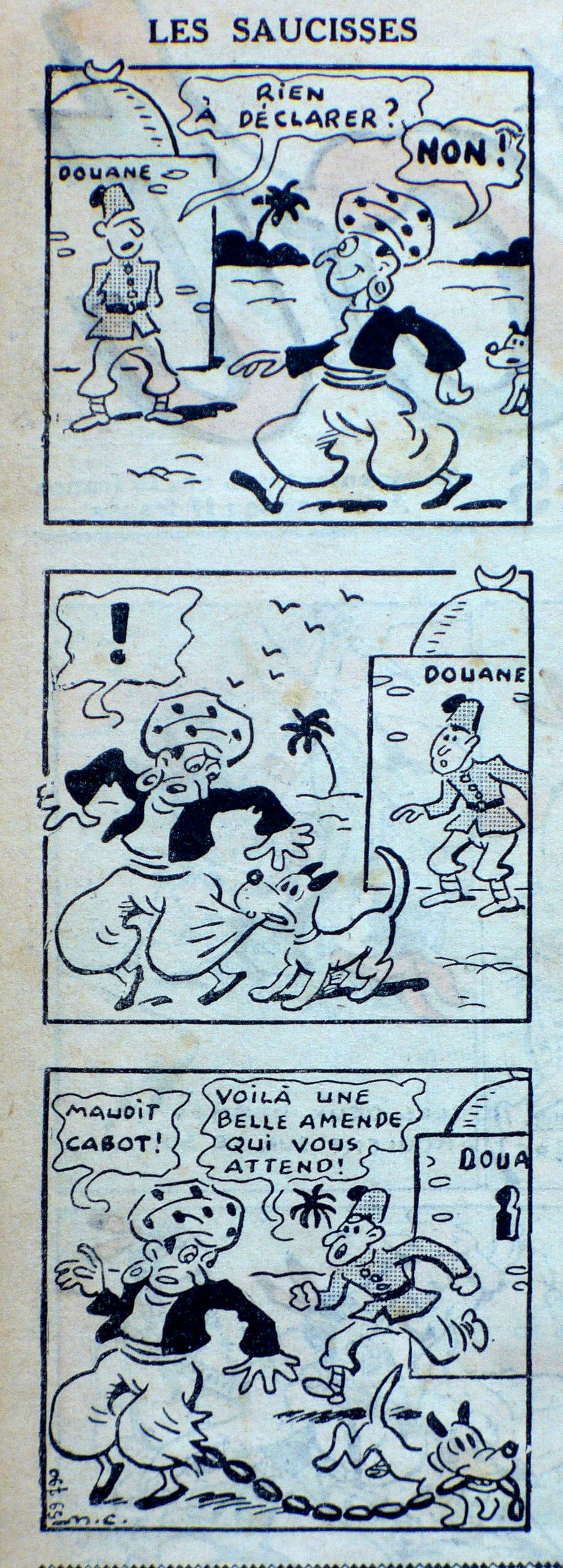 Dessin de maurice Cuvillier
