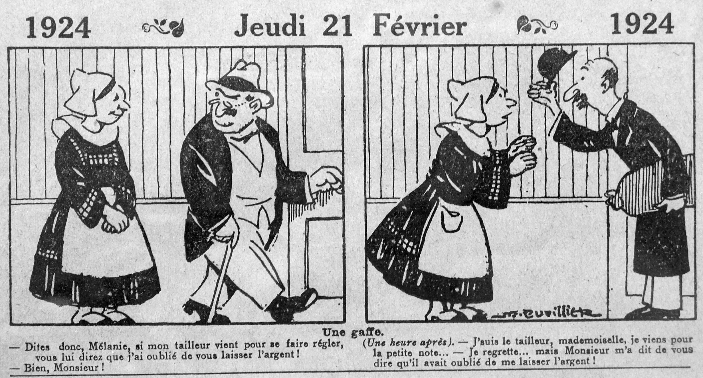 Dessin de maurice Cuvillier